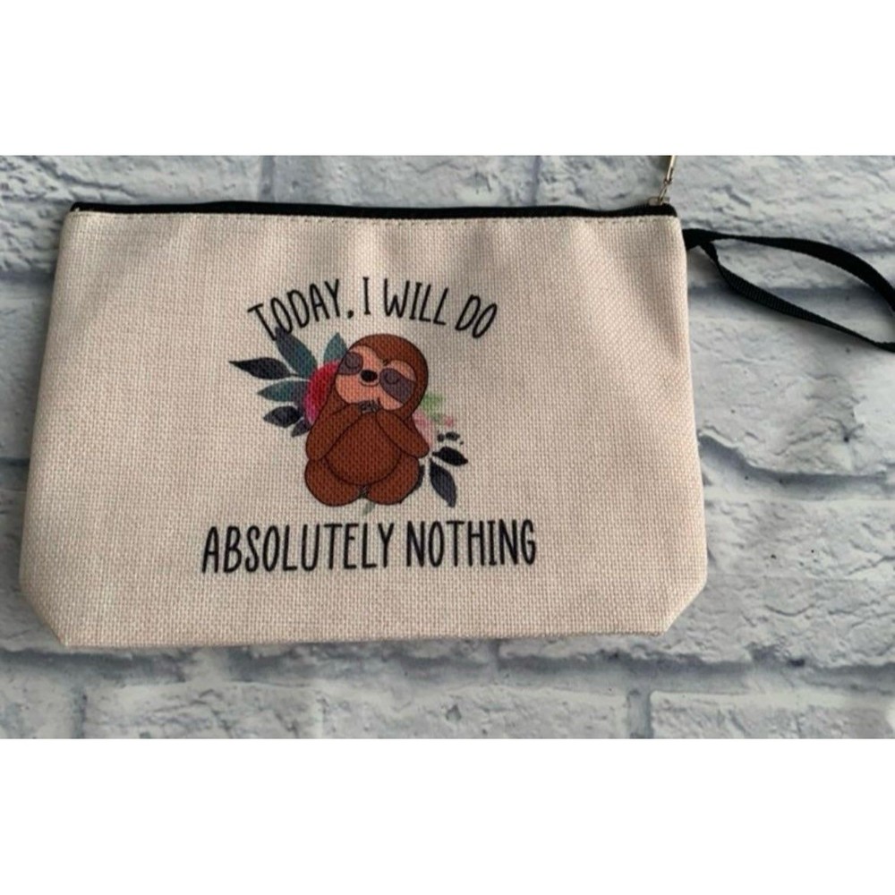 Today i will do nothing sloth bag